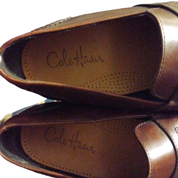 Cole Haan Grand 360 Penny Loafers Men’s Chestnut Brown Leather Office Size 9.5 M - Picture 4 of 9